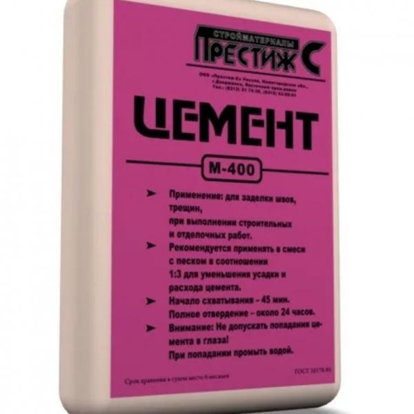 Цемент "" Наименование: М-400 Вес: 3кг